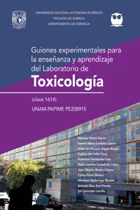 Guiones experimentales para la enseñanza y aprendizaje del laboratorio de Toxicología_cover