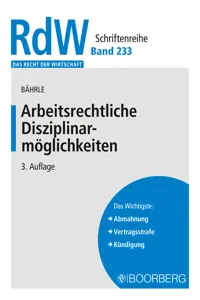 Arbeitsrechtliche Disziplinarmöglichkeiten_cover