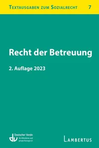 Recht der Betreuung_cover