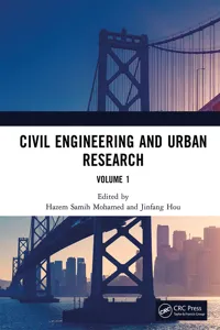 Civil Engineering and Urban Research, Volume 1_cover