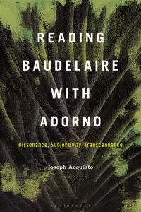 Reading Baudelaire with Adorno_cover