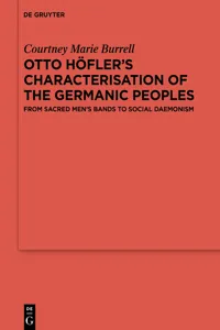 Otto Höfler's Characterisation of the Germanic Peoples_cover