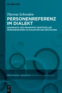 Personenreferenz im Dialekt_cover