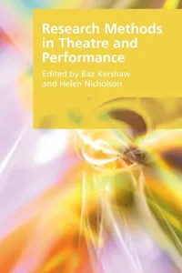 Research Methods in Theatre and Performance_cover
