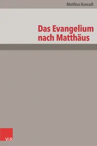 Das Evangelium nach Matthäus_cover