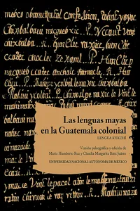 Las lenguas mayas en la Guatemala colonial. Lengua K'ekchí_cover