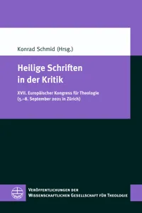 Heilige Schriften in der Kritik_cover