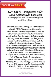 Der EWR - verpasste oder noch bestehende Chance?_cover