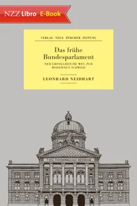 Das frühe Bundesparlament_cover