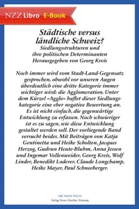 Städtische versus ländliche Schweiz?_cover