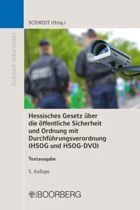 Hessisches Gesetz über die öffentliche Sicherheit und Ordnung mit Durchführungsverordnung_cover