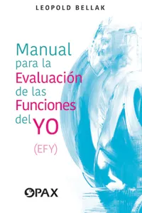 Manual para la evaluación de las funciones del yo_cover