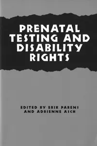 Prenatal Testing and Disability Rights_cover