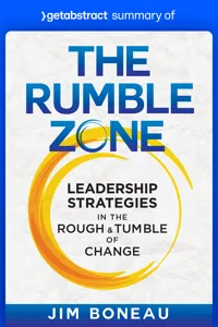 Summary of The Rumble Zone by Jim Boneau_cover