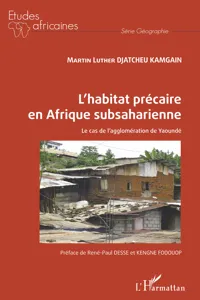 L'habitat précaire en Afrique subsaharienne_cover