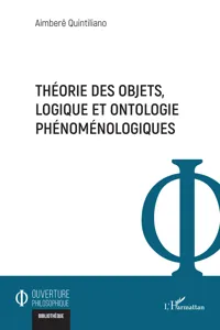 Théorie des objets, logique et ontologie phénoménologiques_cover