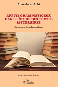 Appuis grammaticaux dans l'étude des textes littéraires_cover