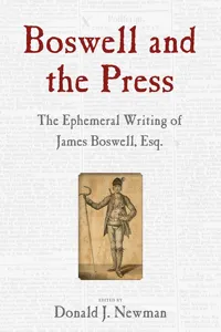Boswell and the Press_cover