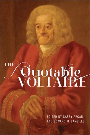 Book cover image for: The Quotable Voltaire