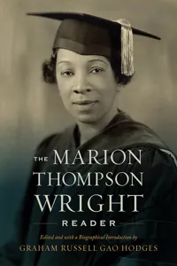 The Marion Thompson Wright Reader_cover