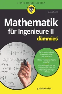 Mathematik für Ingenieure II für Dummies_cover