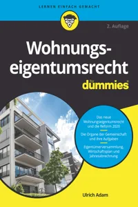 Wohnungseigentumsrecht für Dummies_cover