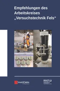 Empfehlungen des Arbeitskreises Versuchstechnik Fels_cover