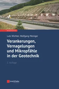 Verankerungen, Vernagelungen und Mikropfähle in der Geotechnik_cover