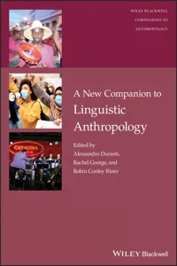 A New Companion to Linguistic Anthropology_cover