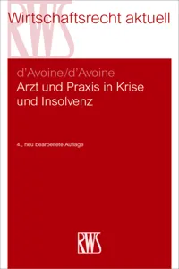 Arzt und Praxis in Krise und Insolvenz_cover
