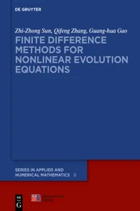 Finite Difference Methods for Nonlinear Evolution Equations_cover