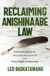 Reclaiming Anishinaabe Law_cover