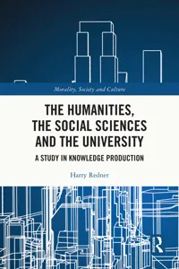 The Humanities, the Social Sciences and the University_cover