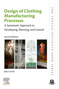 Design of Clothing Manufacturing Processes_cover