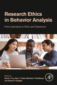 Research Ethics in Behavior Analysis_cover