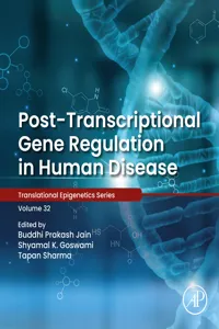Post-transcriptional Gene Regulation in Human Disease_cover