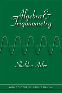 Algebra and Trigonometry_cover