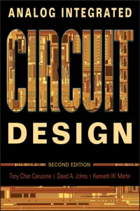 Analog Integrated Circuit Design_cover