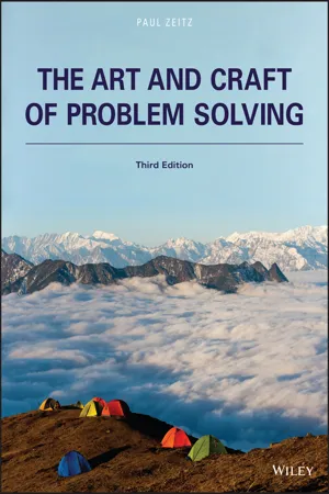 The Art and Craft of Problem Solving