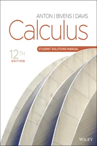 Calculus, Student Solutions Manual_cover