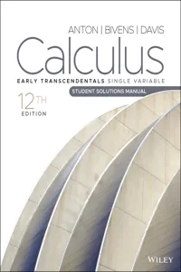 Calculus: Early Transcendentals Single Variable, Student Solutions Manual_cover