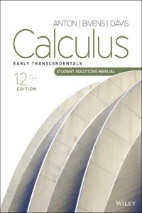 Calculus: Early Transcendentals, Student Solutions Manual_cover