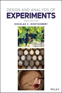 Design and Analysis of Experiments_cover