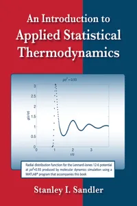 An Introduction to Applied Statistical Thermodynamics_cover