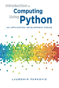 Introduction to Computing Using Python_cover