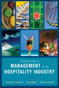 Introduction to Management in the Hospitality Industry_cover