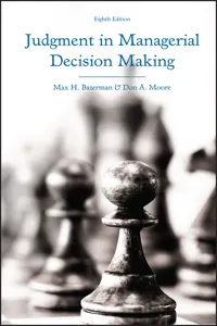 Judgment in Managerial Decision Making_cover