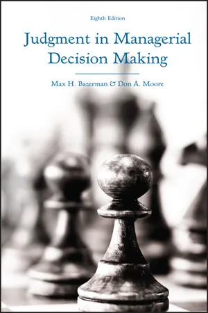 Judgment in Managerial Decision Making