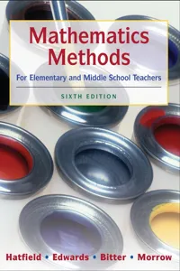 Mathematics Methods for Elementary and Middle School Teachers_cover