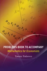 Problems Book to accompany Mathematics for Economists_cover